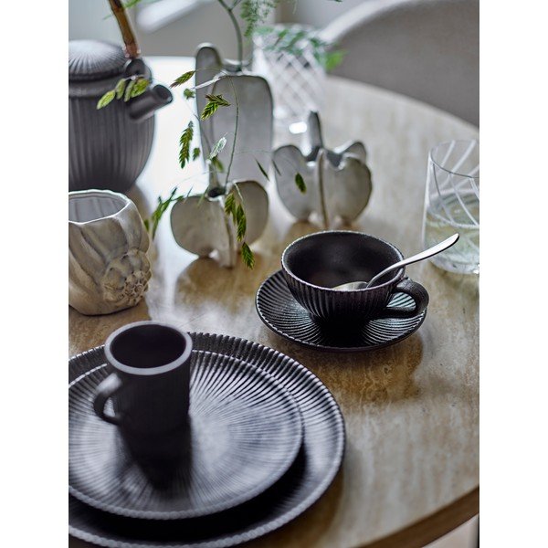 Melna kapučīno keramikas tasīte 200 ml Neri – Bloomingville-image-2