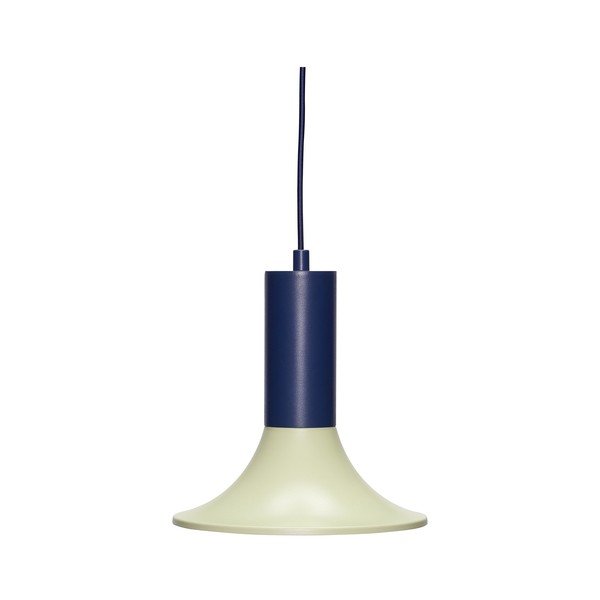 Gaiši zaļa/tumši zila metāla piekaramā lampa ar regulējamu spilgtumu ø 25 cm Luminary – Hübsch