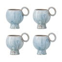 Gaiši zilas kapučīno akmensmasas tasītes (4 gab.) 250 ml Avonlea – Bloomingville