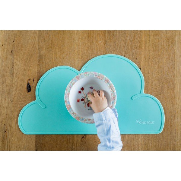 Tirkīzzils silikona paliktnis Kindsgut Cloud, 49 x 27 cm-image-3