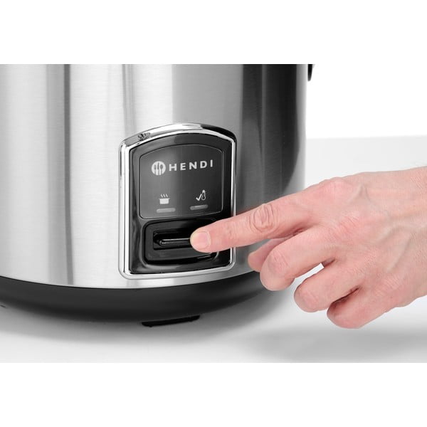 Melns/sudraba krāsas rīsu vārāmais katls – Hendi-image-1