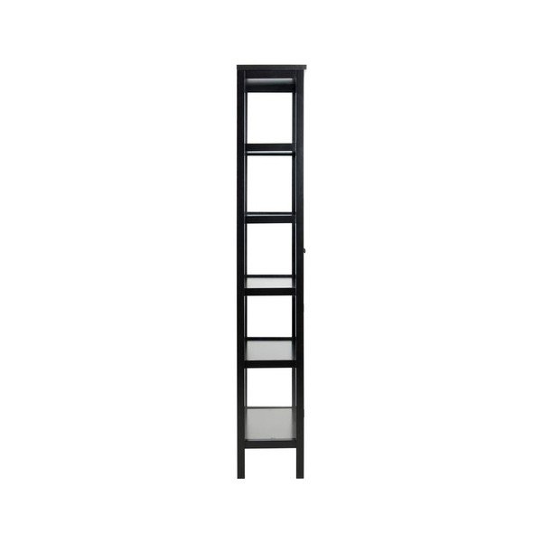 Actona Eton melna vitrīna, augstums 210 cm-image-4