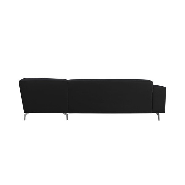 Melns stūra dīvāns Windsor & Co Sofas Orion, kreisais stūris-image-3