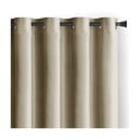Brūns/bēšs samta daļēji gaismu necaurlaidīgs aizkars 140x270 cm Eyelets – Restilo