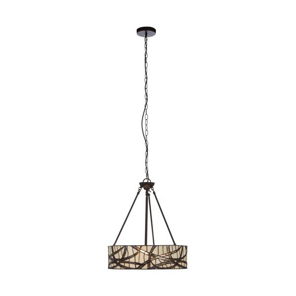 Metāla piekaramā lampa ar stikla abažūru ø 46 cm Waldorf – Premier Housewares