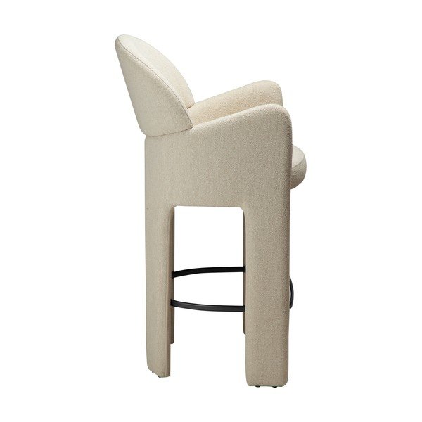 Bēšs bāra krēsls (sēdekļa augstums 68,5 cm) Aole – DAN-FORM Denmark-image-3