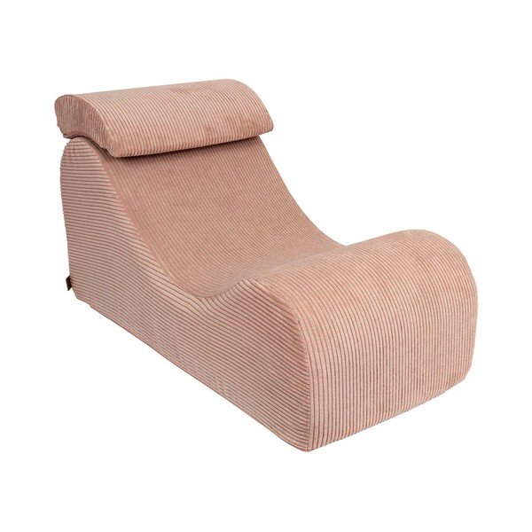 Lašrozā velveta bērnu atpūtas krēsls Wave – Meowbaby-image-2
