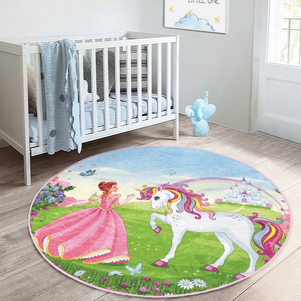 Bērnu paklājs ø 80 cm Comfort – Mila Home-image-4
