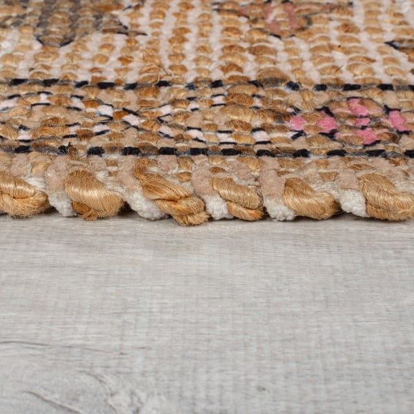 Dabīga toņa ar rokām darināts paklājs no džutas maisījuma 160x230 cm Celine Jute Global – Flair Rugs-image-4