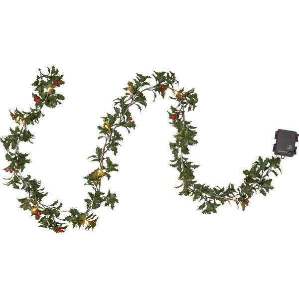 Vainags ar gaismiņām Holly – Star Trading-image-2