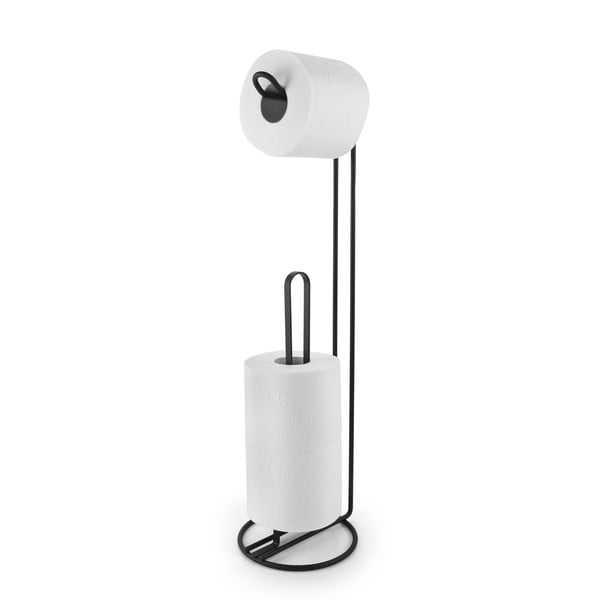 Melns tualetes papīra turētājs Metaltex Origin-image-2