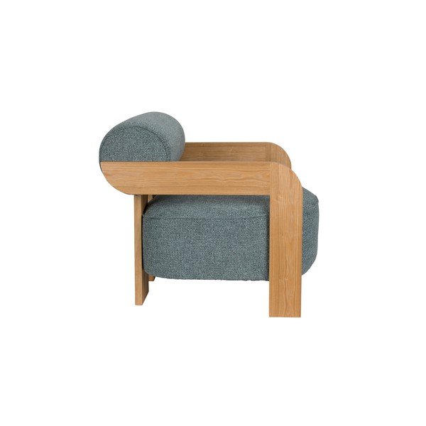 Dūmakaini zils atpūtas krēsls no buklē auduma Oolong – Zuiver-image-4