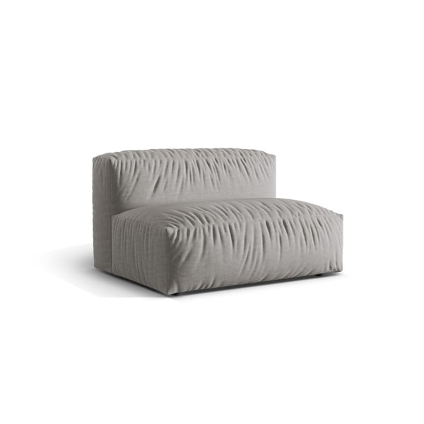 Gaiši pelēka modulārā dīvāna daļa (vidējā moduļa) Martina – Micadoni Home-image-1