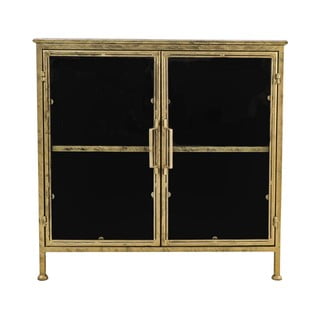 Metāla vitrīna zelta krāsā 93x90 cm Fletcher – HSM collection