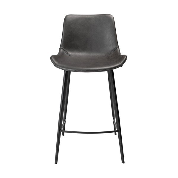 Pelēks bāra krēsls (sēdekļa augstums 65 cm) Hype – DAN-FORM Denmark-image-2