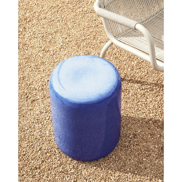 Keramikas apaļš dārza galdiņš ø 35 cm Mesquida – Kave Home-image-1