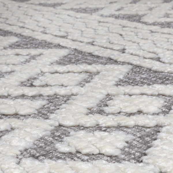 Pelēks mazgājams paklājs 218x160 cm Jhansi – Flair Rugs-image-4
