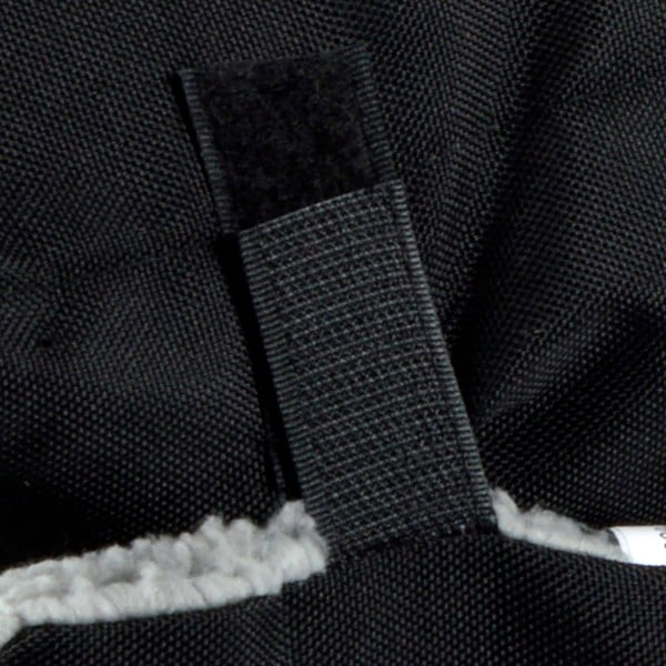 Melna sega suņiem no vilnas Sherpa 50x80 cm – Love Story-image-4