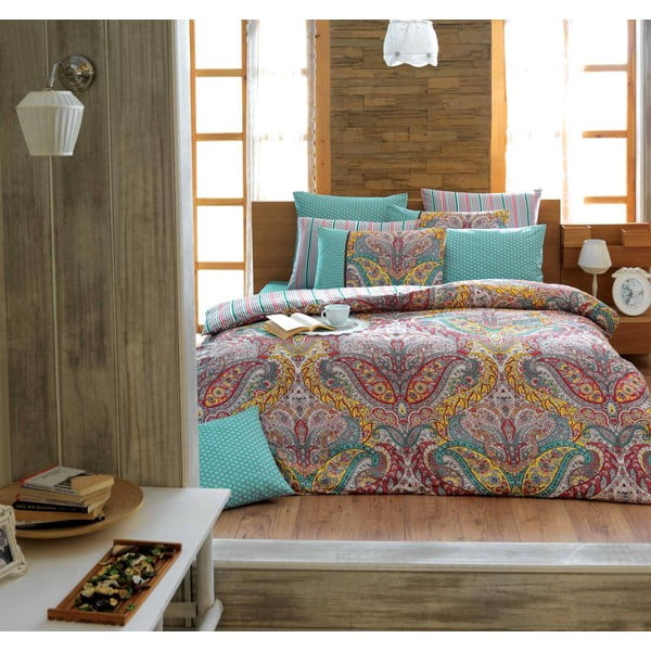Gemeos Green, 160 x 220 cm, gultas veļa ar gultas pārklāju vienai vienguļamai gultai
