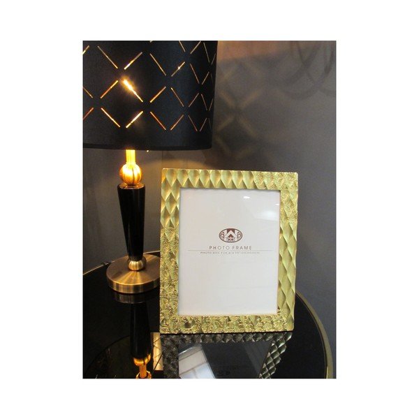 Dzeltens fotorāmis sveķu rāmī Mauro Ferretti Glam Carving, 20 x 25 cm-image-4