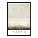 Plakāts ar rāmi 52x72 cm Golden Line   – Malerifabrikken