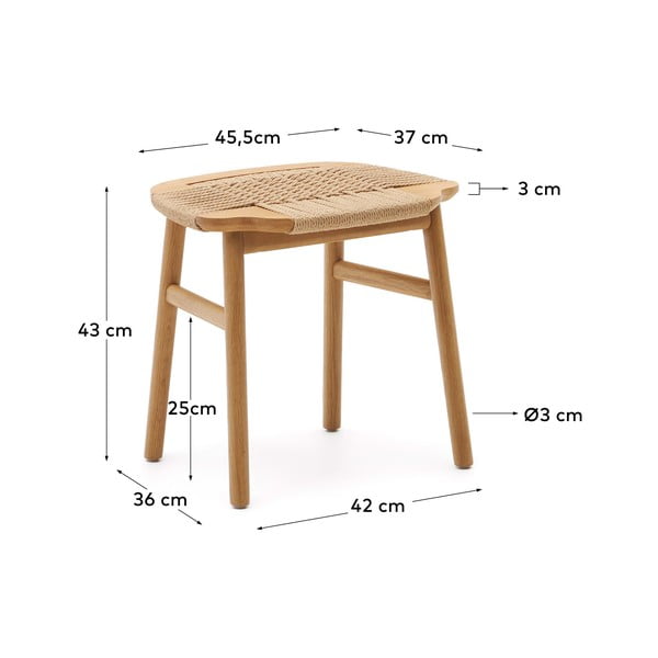 Dabīga toņa ķeblis Enit – Kave Home-image-4