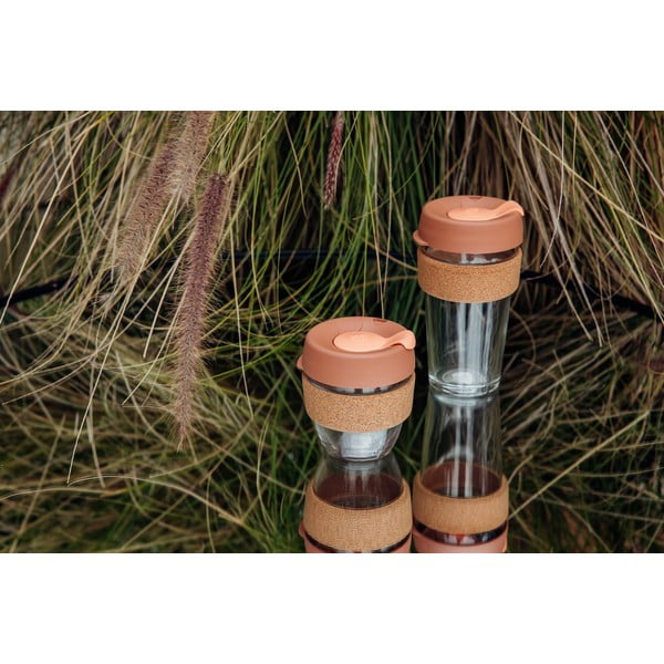 Rozā/brūna ceļojumu krūze 227 ml Brew Frappe S – KeepCup-image-1