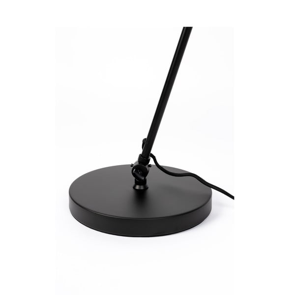 Melna galda lampa ar metāla abažūru (augstums 70 cm) Jona – White Label-image-4