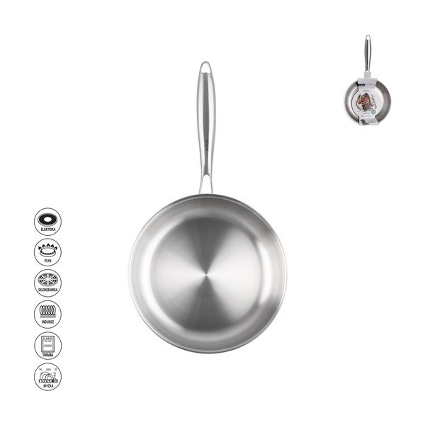 Nerūsējošā tērauda panna ø 20 cm Steela – Orion-image-3