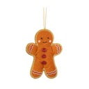 Tekstila ar rokām izgatavots Ziemassvētku eglītes rotājums 10 cm Gingerbread – Sass & Belle