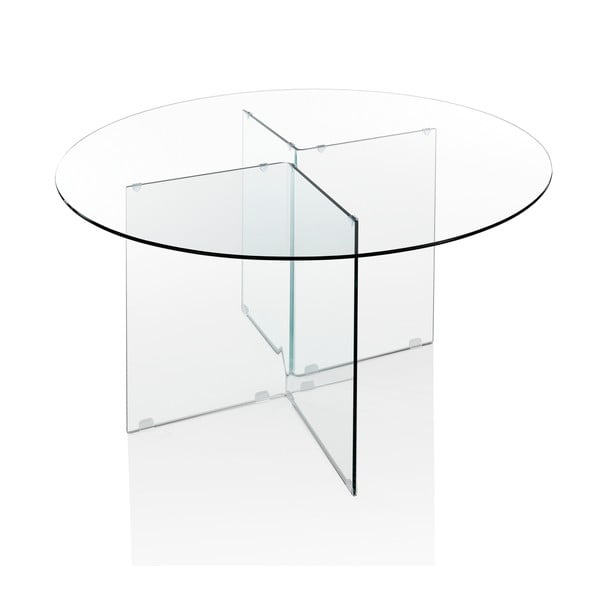 Stikla apaļš ēdamgalds ø 130 cm Kaya – Tomasucci-image-3