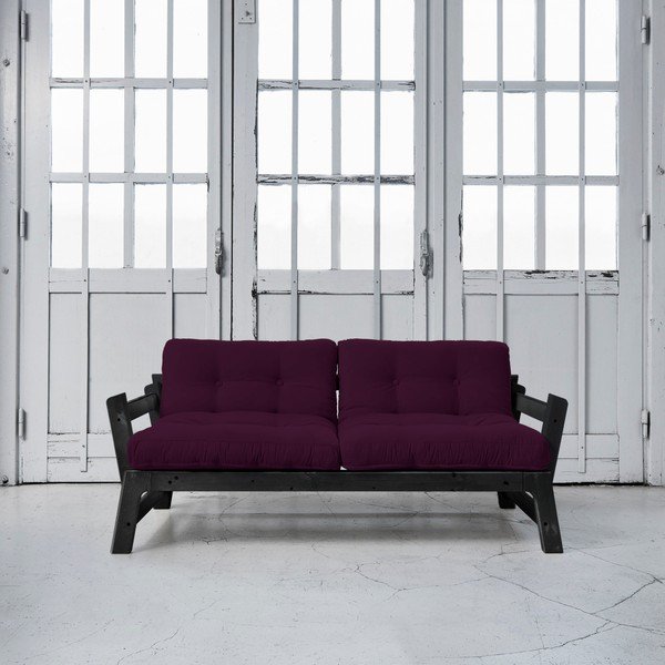 Mainīgs dīvāns Karup Step Black/Purple Plum-image-1