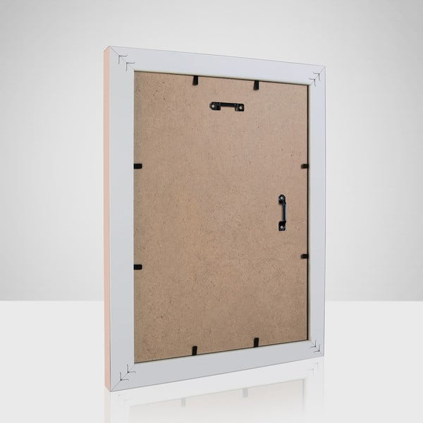 Gaiši rozā plastmasas piekarināms foto rāmis 34x44 cm  -image-1