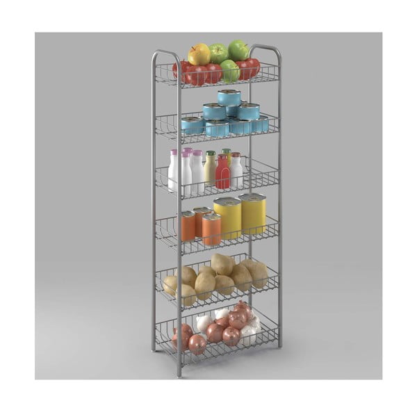 Balts metāla plaukts 41x104x23 cm Monaco – Metaltex-image-1