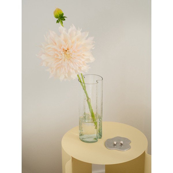 Stikla rokām darināta vāze (augstums 24 cm) Tubu – noo.ma-image-1