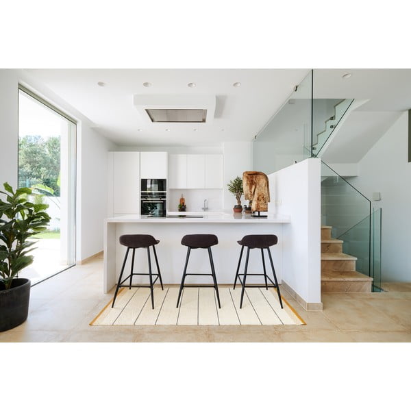 Okera dzeltens/krēmkrāsas iekštelpu un āra celiņa paklājs 60x200 cm Belle Ochre – Pappelina-image-2