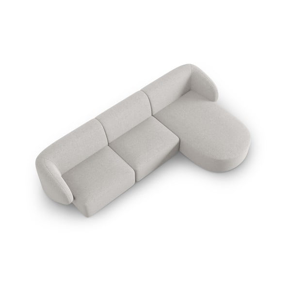 Gaiši pelēks stūra dīvāns (ar labo stūri) Shane – Micadoni Home-image-3