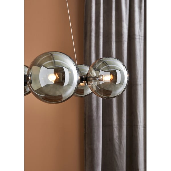 Griestu lampa ar melnu rāmi Markslöjd Circle 6L-image-1