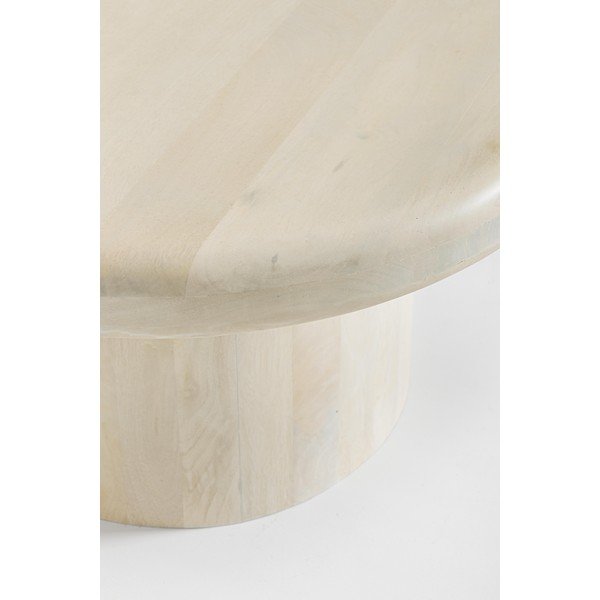 Krēmkrāsas mango masīvkoka apaļš žurnālgaldiņš ø 75 cm Lopez – Bizzotto-image-3