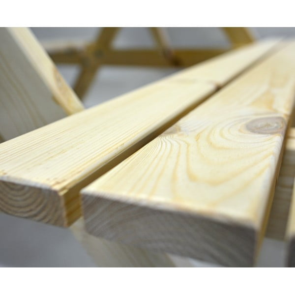 Dārza ēdamistabas komplekts no priedes koka 4 personām Piknik – Rojaplast-image-4