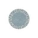 Gaiši zils mazgājams/ar rokām darināts kokvilnas bērnu paklājs ø150 cm ABC Vintage Blue – Lorena Canals