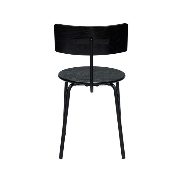 Melni pusdienu krēsli (4 gab.) Koi – Hübsch-image-3