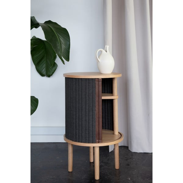 Ozola masīvkoka apaļš sānu galdiņš ø 38 cm Audacious – UMAGE-image-1