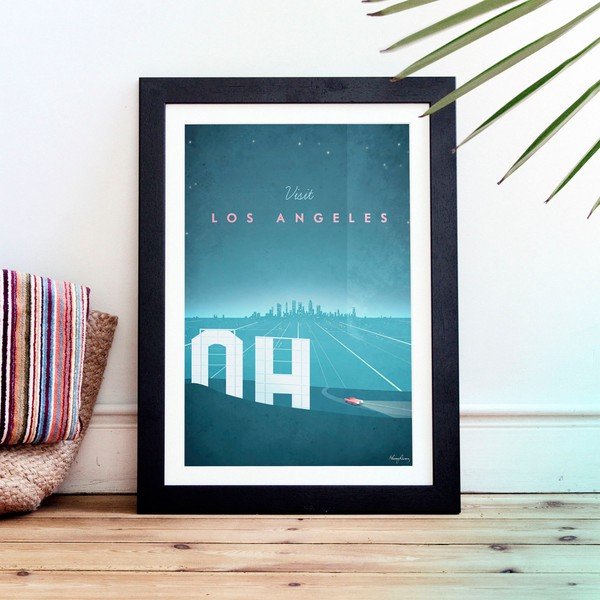 Plakāts Travelposter Los Angeles, A2-image-1