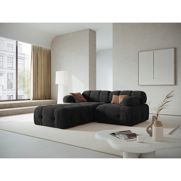 Melns stūra dīvāns Ferento – Cosmopolitan Design-image-2
