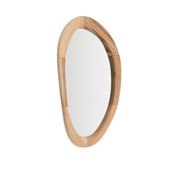 Sienas spogulis ar masīvkoka rāmi 60x107 cm Selem – Kave Home-image-3