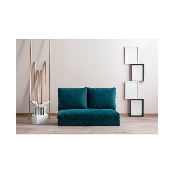 Zaļganzils izvelkamais dīvāns 120 cm Taida – Balcab Home-image-1