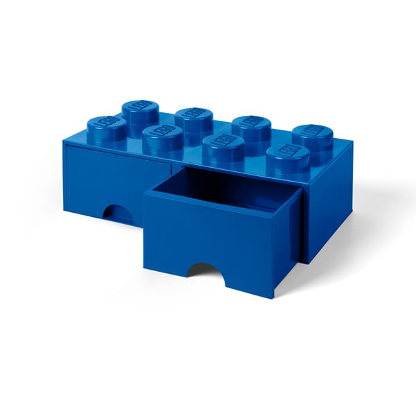 Tumši zila uzglabāšanas kaste ar divām atvilktnēm LEGO®-image-1