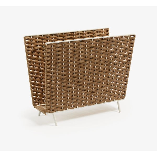 Mākslīgās rotangpalmas žurnālu statīvs Shibori – Kave Home-image-2