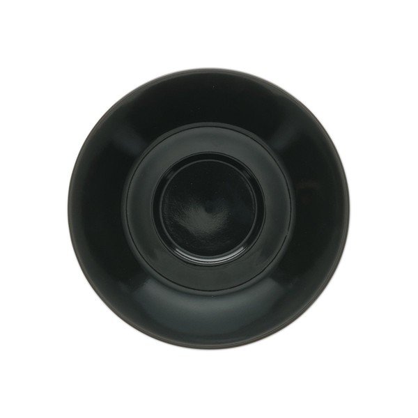 Melna porcelāna apakštasīte ø 15,5 cm Barista – BonBistro